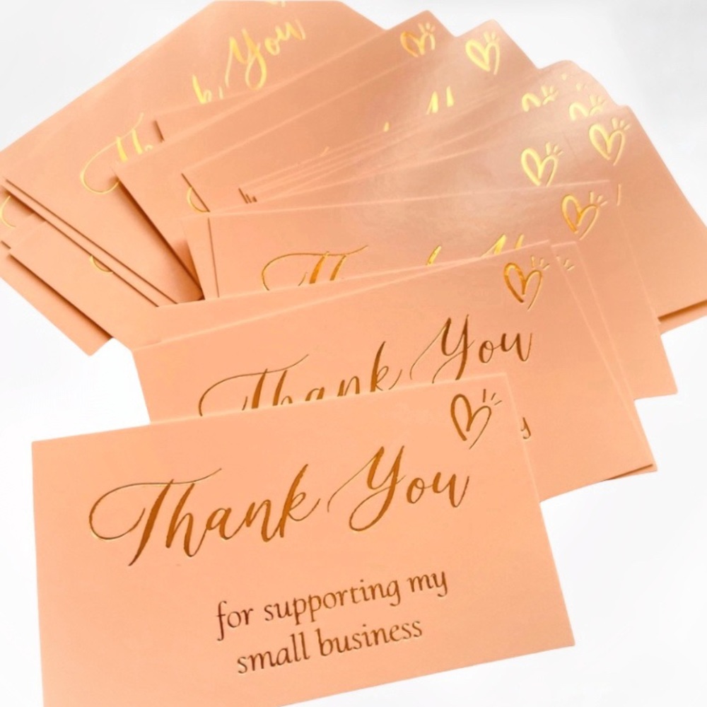 Thank You Cards. Small Business Cards. Shipping Supplies. Product Packaging.